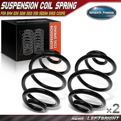 2Pcs Rear Suspension Coil Springs For BMW E36 328i 320i 318i Sedan 318is Coupe • $32.59