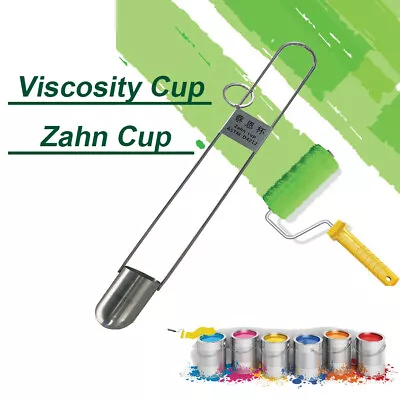 Zahn Cup Viscometer Viscosity Cup Flow Cup 4 Stainless Steel Range 200 To 1200 • $29.99