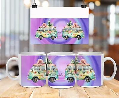 Volkswagen Kombi Art Hippie  Coffee Mug Birthday Gift • $22.99