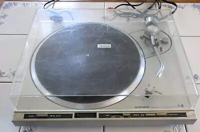 Pioneer PL-400 Quartz PLL Full Automatic Direct Drive Turntable Tested & Working • $200