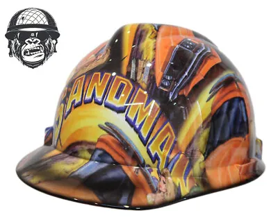 Custom Hydrographic Safety Hard Hat Mining Industrial PANELVAN CAP • $70