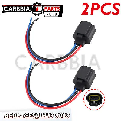 H13 9008 3-Wire Socket Female Adapter Wiring Harness Pigtail Plug For Headlight • $7.93