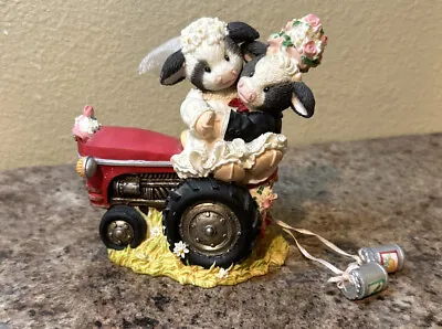 Mary's Moo Moos Just Moo-ied Wedding Cow Figurine • $12