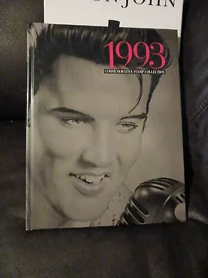 1993 Commemorative Stamp Collection Book Elvis Presley USPS • $16