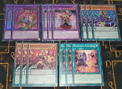 YUGIOH Melodious Deck / Set (Magnificat /Maestra /Songstress /Concerto) NM • £6