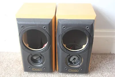 Pair Of Mission 771 Speaker CABINETS ONLY - EMPTY UNLOADED • £19.99
