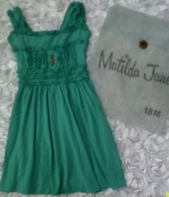 MATILDA JANE House Of Clouds Amelia Dress HTF Rare MJ Size 18 M FREE SHIPPING • $19.99