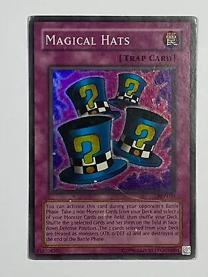Yugioh - Magical Hats - PSV-033 - Played (MP) - Super Rare - HOLO - Unlimited • $4.13