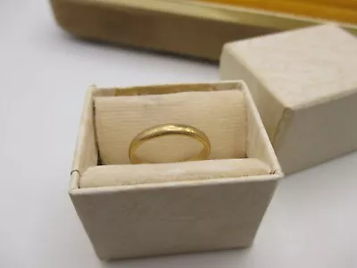 Antique 10k Solid Gold Baby Infant Ring W/Box • $15