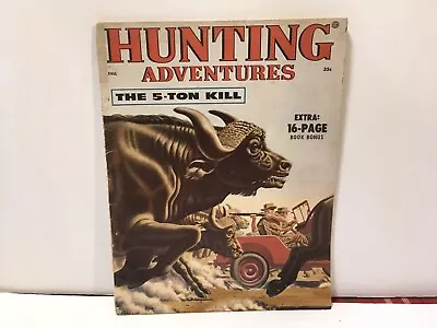 Hunting Adventures Magazine Vol 1 #1 Fall 1954 First Issue • $14.44