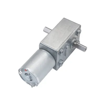 Dual Shaft JGY370 Gear Motor DC6V 12V 24V Turbo Worm DC Motor Metal Gearebox • $13.48