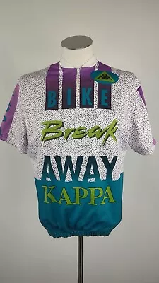 KAPPA Cycling Jersey Man Size L Man Shirt Bike Sport Vintage • $59.58