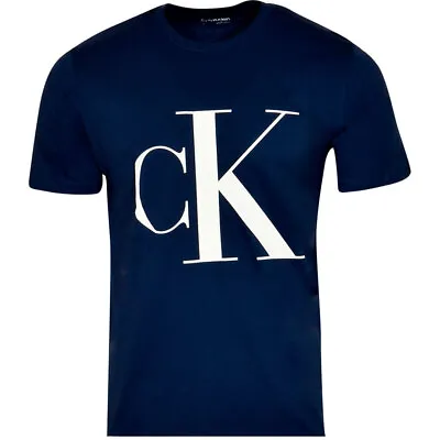 Calvin Klein Men's T-Shirt Ink Regular-Fit Monogram Short Sleeve • $36.95