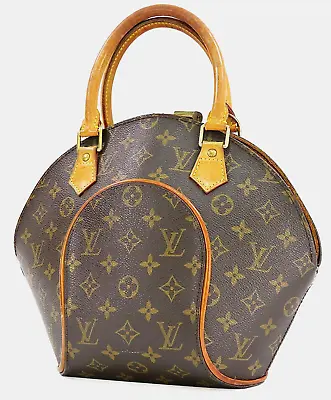 £354.95 • Buy Authentic LOUIS VUITTON Ellipse PM Monogram Hand Bag Purse #48998