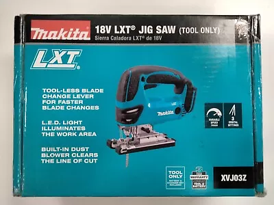 NEW IN BOX Makita XVJ03Z 18V Jig Saw Cordless LXT Lithium-Ion Jigsaw  TOOL ONLY • $139.99