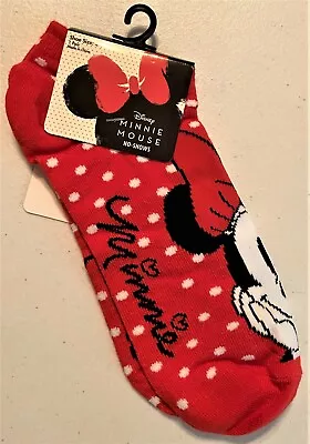 No Show Socks - Size 4 To 10 - Disney - Minnie Mouse - S084 • $2.99