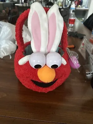 Sesame Street Elmo Plush Basket NWT Easter Red • $20