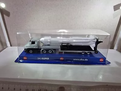 £13.99 • Buy Siku Super Scania Low Loader With Rocket 1:87 Scale 