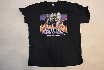 Steel Panther Feel The Steel T-Shirt Size 2XL In Used Condition • $20