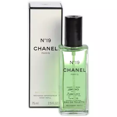 Chanel No. 19 Eau De Toilette Recharge Spray 2.5 Fl Oz/75 Ml NIB/Sealed Vintage • $139.99