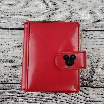 Creative Memories Mickey Mouse Red Picfolio Disney Parks Mini Wallet Photo Album • $14.95