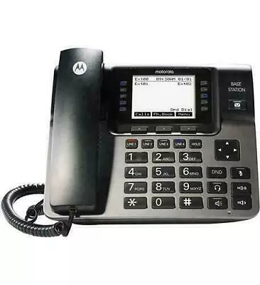 Motorola ML1000 4-Line Business Phone System With Voicemail - Black • $39