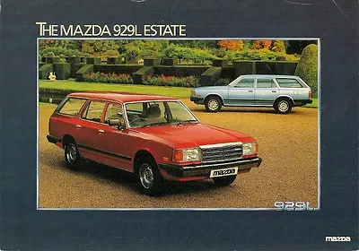 Mazda 929 L Estate 1981-82 UK Market Single Sheet Sales Brochure • $19.91