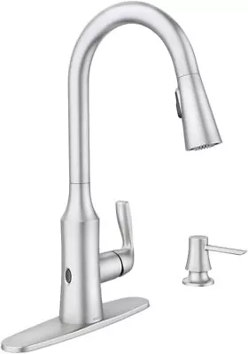 Wave Touchless Activation Pulldown Kitchen Faucet Moen Spot Resistance-Stainless • $132.25
