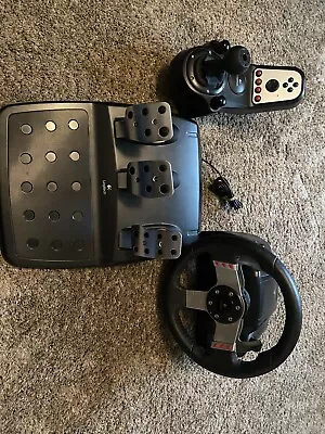 Logitech G27 Racing Wheel - Pedals Shifter & Steering Wheel • $150