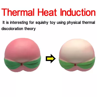 $19.59 • Buy Thermal Heat Induction Squishies Honey Peach Rising Scented Reliever Prospector