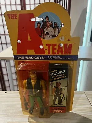 1983 Galoob The A-team Bad Guys Viper Action Figure W/ Accessories • $54.99