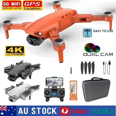 $152.69 • Buy 6-axis 5G WiFi FPV 4K GPS Drone HD Dual Camera Drones Brushless RC Quadcopter AU