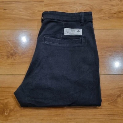 $44.90 • Buy Adidas Chino Pants Skateboarding Regular Fit Straight Black Mens Size W32 L28