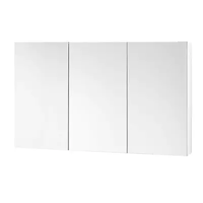 Cefito Bathroom Mirror Cabinet Vanity Medicine White Shaving Storage 1200x720mm • $206