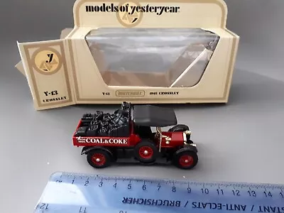 Matchbox Models Of Yesteryear Y13 Crossley Coal & Coke In Box CHARITY SALE • £15