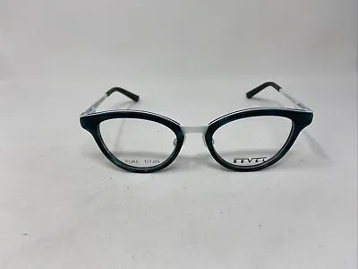 Bevel 2545 Corcovado Es 47/19 Green White Eyeglasses Frame Ko86 • $200