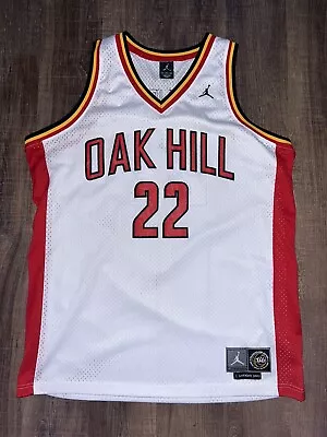 Nike Air Jordan Oak Hill Carmelo Anthony #22 White Jersey Size XL • $25