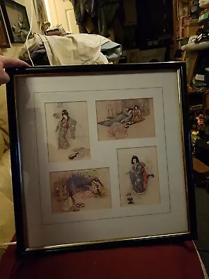 Vintage Japanese Fairy Tales Warwick Goble Limited Edition Of 1500 Framed Prints • £95