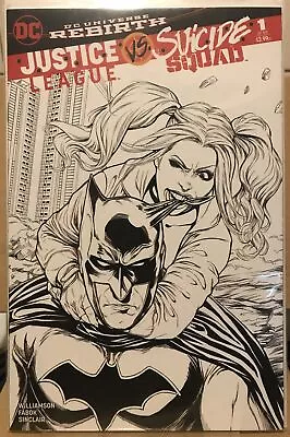 Justice League Vs Suicide Squad #1 DC 2017 AOD Sketch Variant - COMBINE POSTAGE • $12