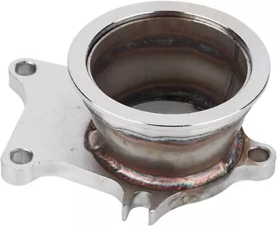 T04E T3/T4 T3 .63A/R 5 Bolt Flange To 3  V-Band Turbo Adapter Stainless Steel • $29.99