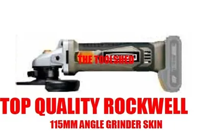 Quality Rockwel Gold Cordless 18v 115mm Grinder Skin Power Tool Brick Tile Metal • $69.95