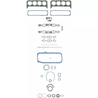 FEL PRO Full Engine Set W/Head+Intake Gaskets For Chevy 5.7L 350 VIN-K 1987-1996 • $148.37