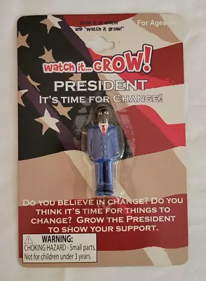 Political Campaign Toy  Watch It Grow President  Just Add Water Barack Obama Dem • $24.99