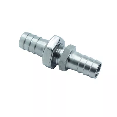 5/16  Barb X 5/16  Hose ID Stainless Steel Bulkhead Barb Mender Splicer Fitting • $8.29