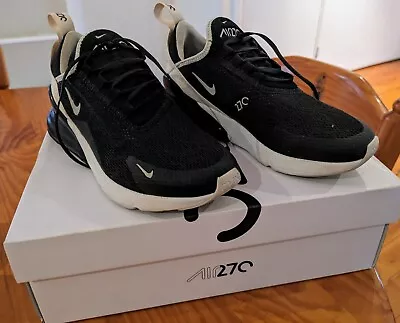 Women's Air Max 270 Black/Bone Size 6 • $39