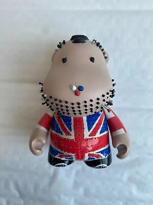 4  2005 Munny World Dunny Custom Bub Union Jack Spike Beard Vinyl Figure • £7.99