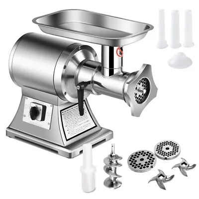 Commercial Electric Meat Grinder 1100W Home Stainless Steel 550lbs/h Heavy Duty • $297.98