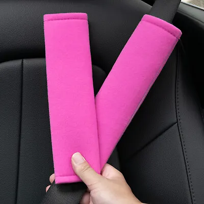 2x Car Seat Belt Pad Safety Cushion Shoulder Strap Cover Harness For Kids Adults • £4.79