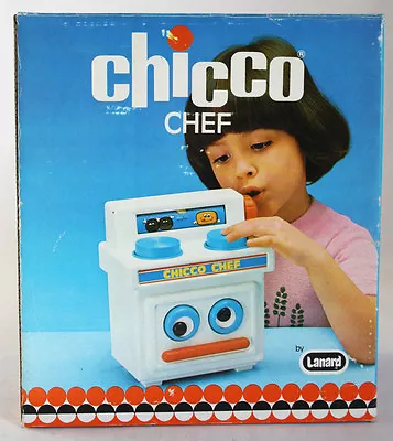 Very Rare Vintage 1979 Chicco Chef Kitchen Lanard Toys Brand New Mib ! • $59.99