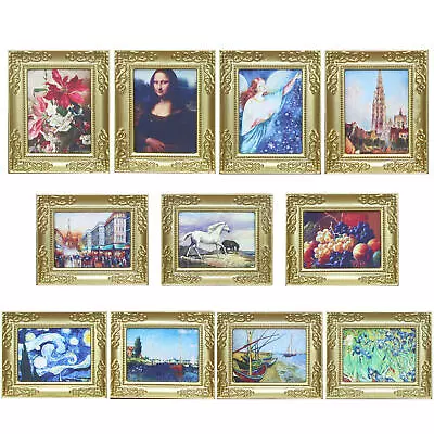 Miniature Paintings For Dollhouse 1:12 Dollhouse Art Painting Model Outgoing • $8.60